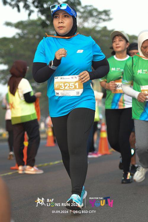 Race photo from BAF LIONS RUN 2024