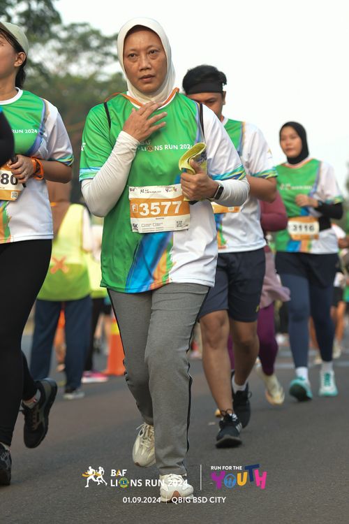 Race photo from BAF LIONS RUN 2024