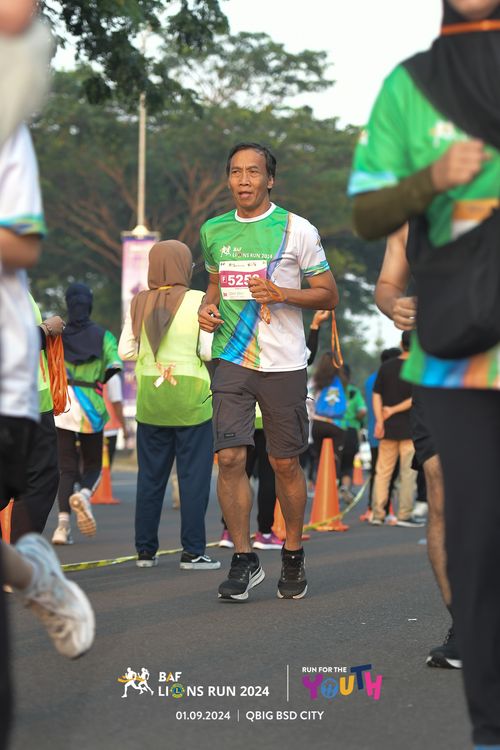Race photo from BAF LIONS RUN 2024