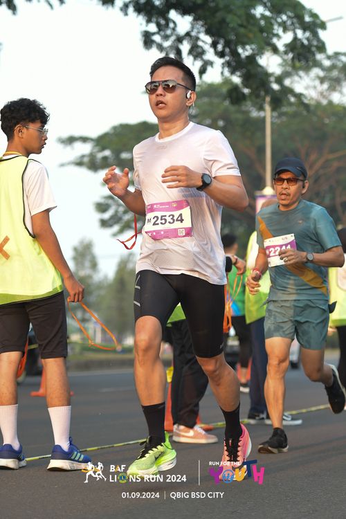 Race photo from BAF LIONS RUN 2024