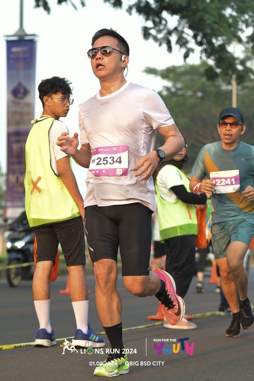 Race photo from BAF LIONS RUN 2024