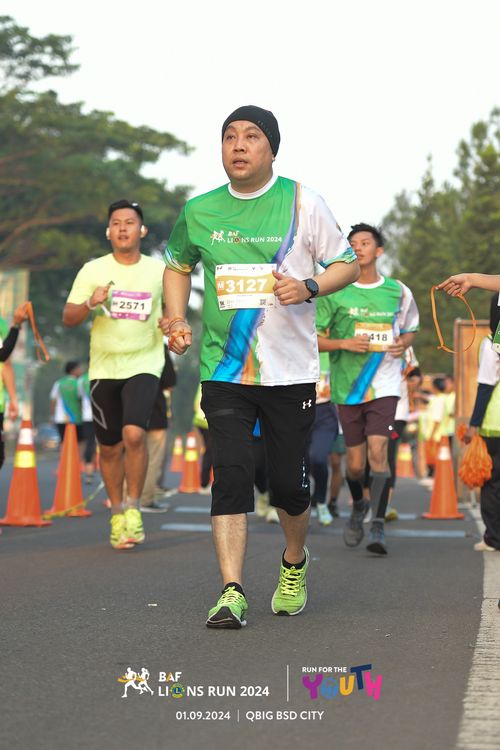 Race photo from BAF LIONS RUN 2024