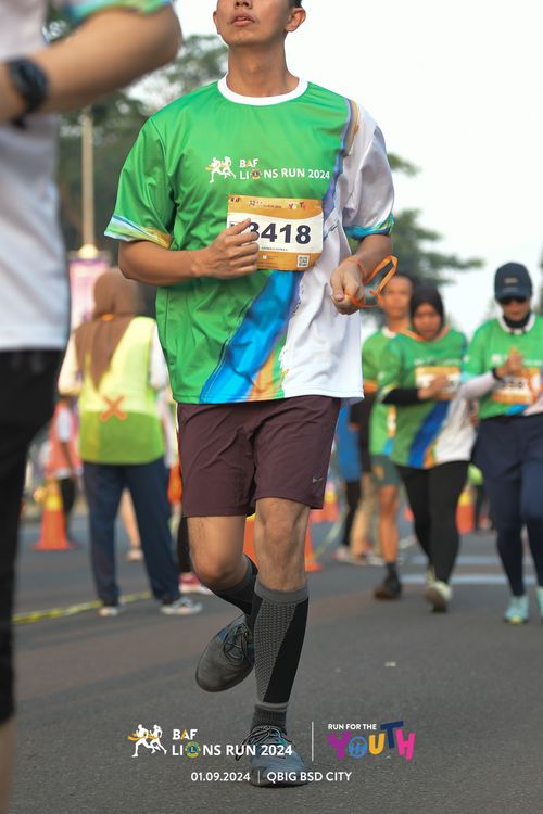 Race photo from BAF LIONS RUN 2024