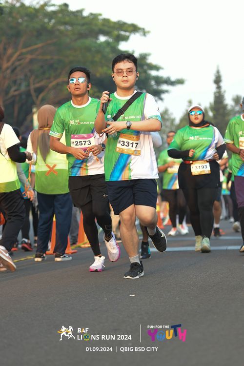 Race photo from BAF LIONS RUN 2024