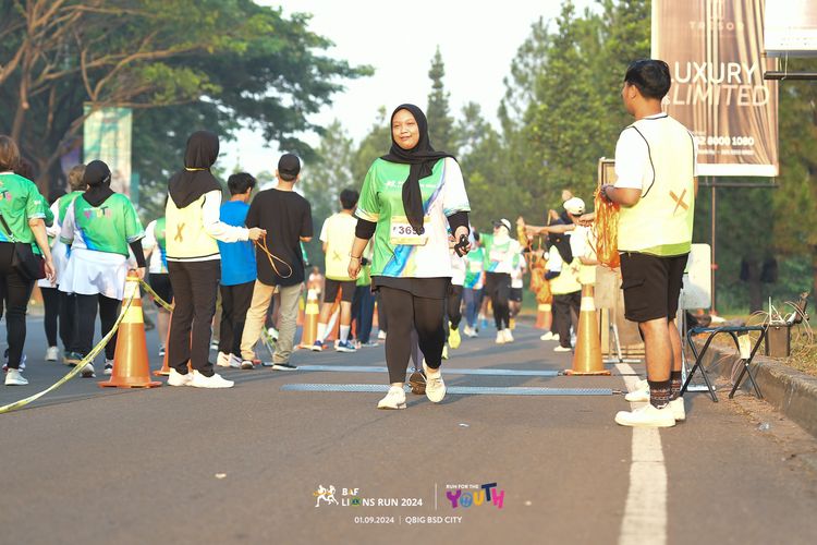 Race photo from BAF LIONS RUN 2024