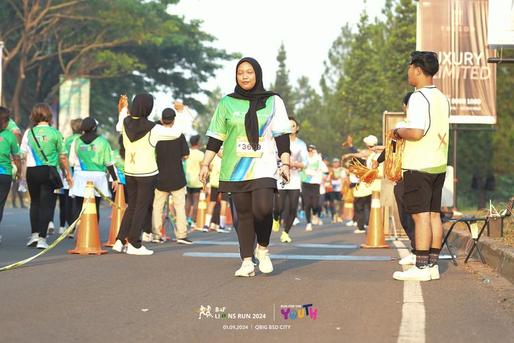 Race photo from BAF LIONS RUN 2024