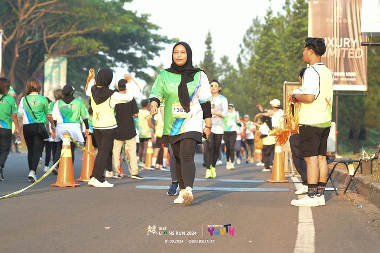 Race photo from BAF LIONS RUN 2024