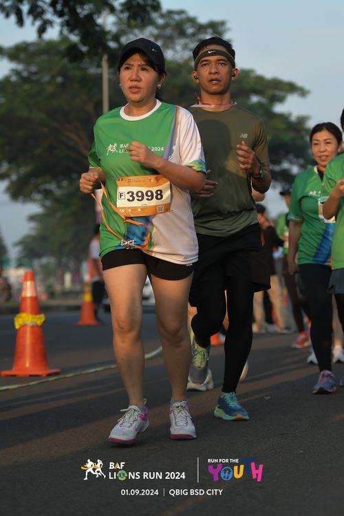 Race photo from BAF LIONS RUN 2024