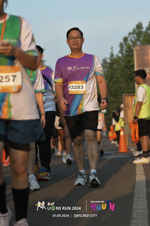 Race photo from BAF LIONS RUN 2024