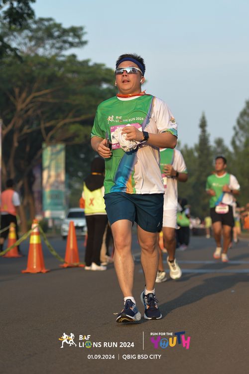 Race photo from BAF LIONS RUN 2024