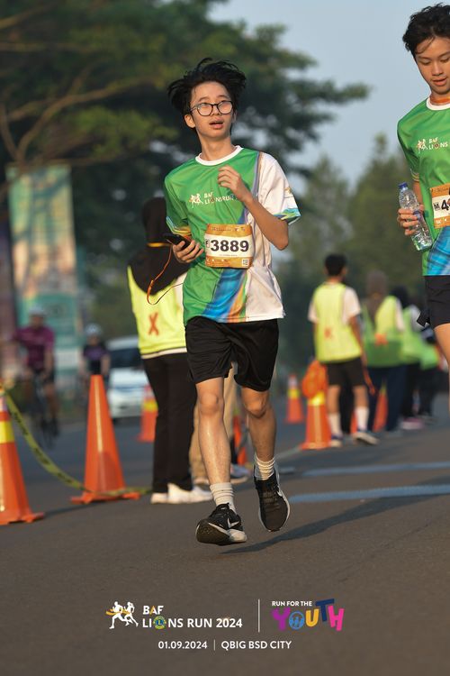 Race photo from BAF LIONS RUN 2024