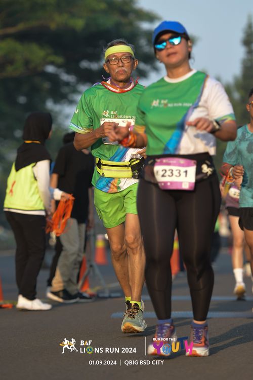 Race photo from BAF LIONS RUN 2024