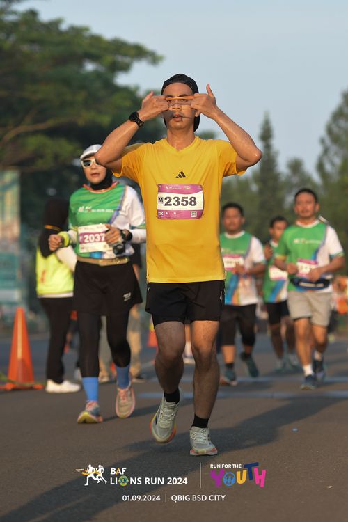 Race photo from BAF LIONS RUN 2024