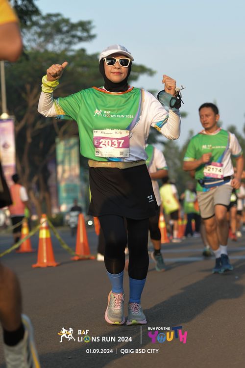 Race photo from BAF LIONS RUN 2024