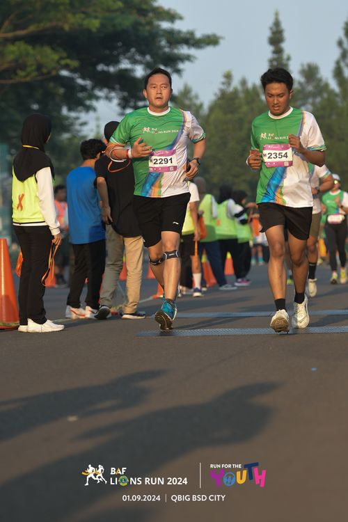 Race photo from BAF LIONS RUN 2024