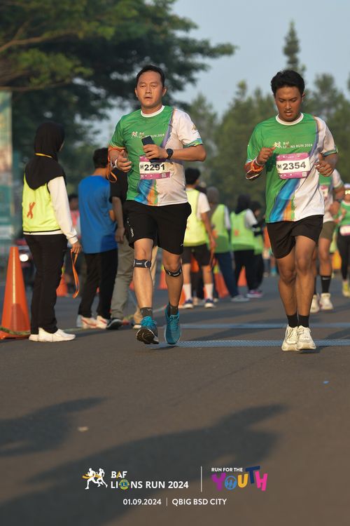 Race photo from BAF LIONS RUN 2024