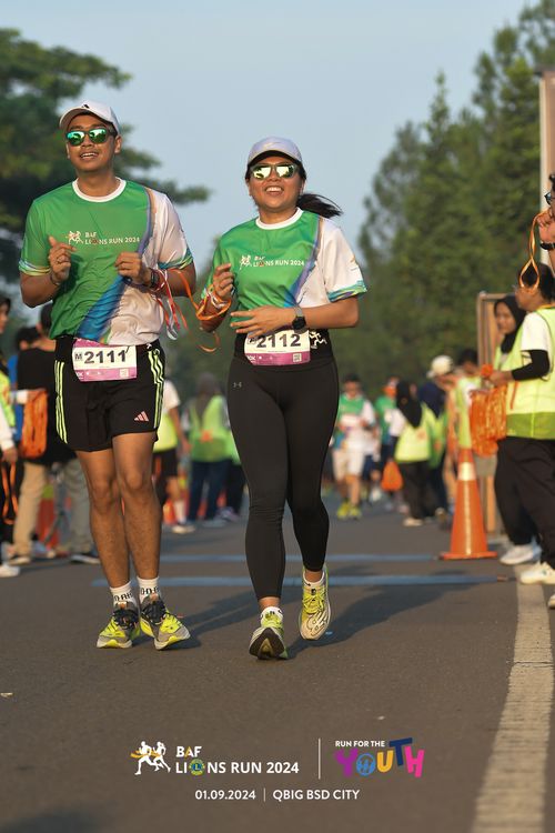 Race photo from BAF LIONS RUN 2024