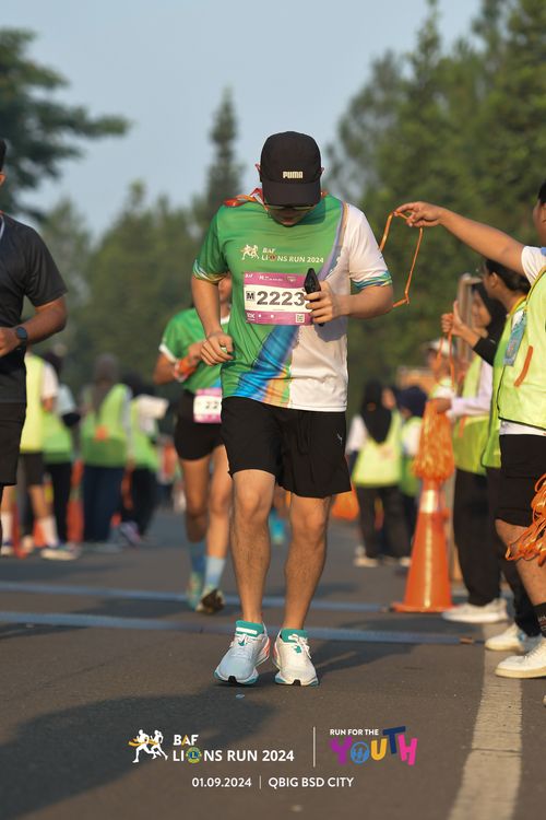 Race photo from BAF LIONS RUN 2024