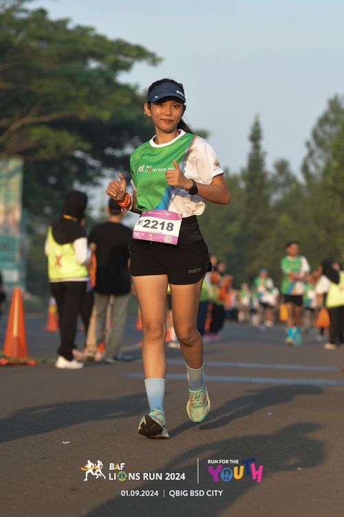 Race photo from BAF LIONS RUN 2024
