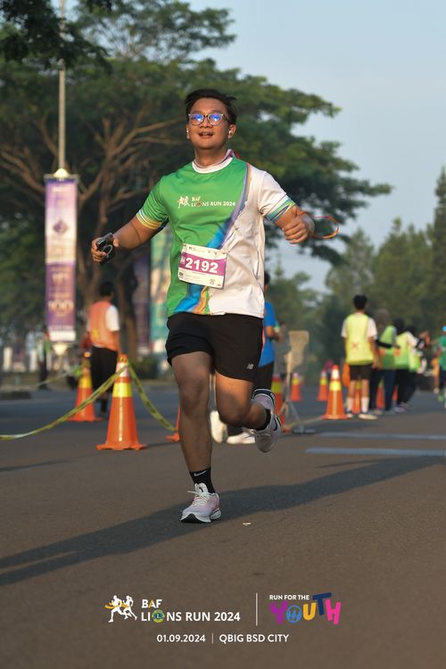 Race photo from BAF LIONS RUN 2024