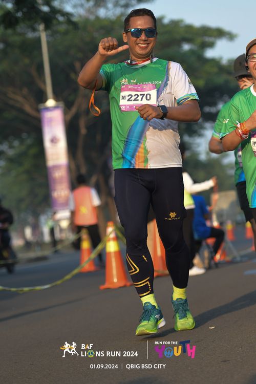 Race photo from BAF LIONS RUN 2024
