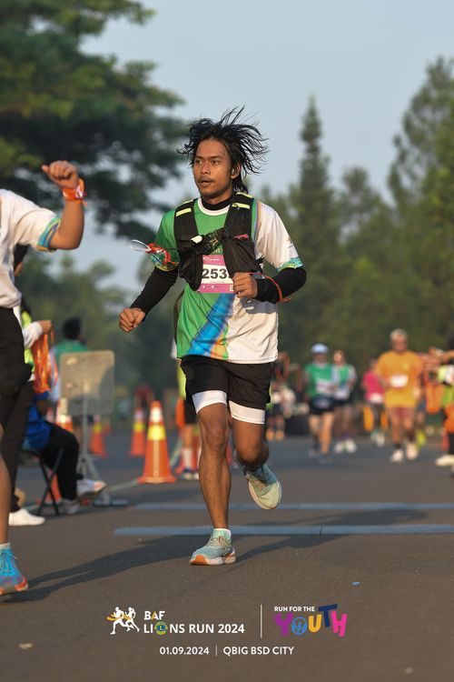 Race photo from BAF LIONS RUN 2024
