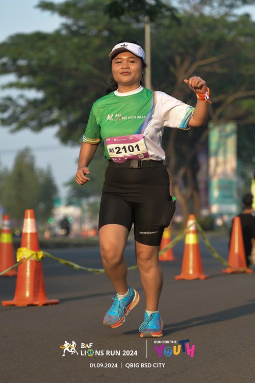 Race photo from BAF LIONS RUN 2024