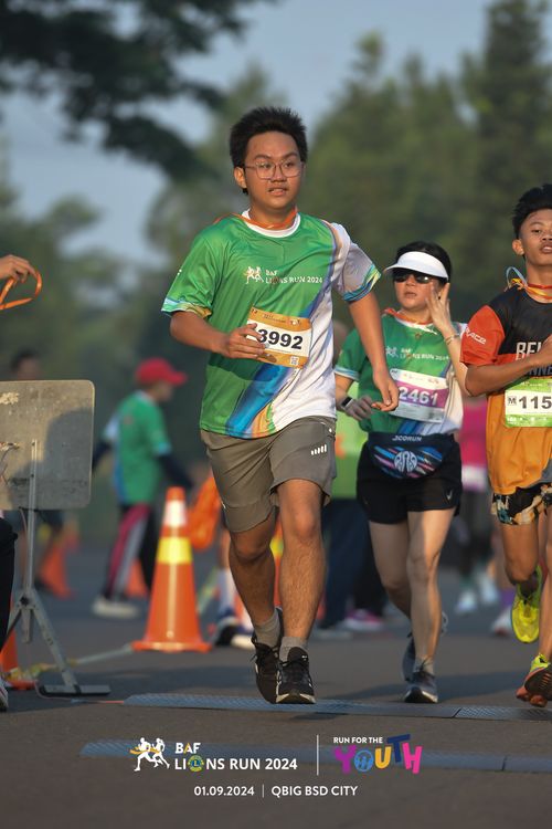 Race photo from BAF LIONS RUN 2024