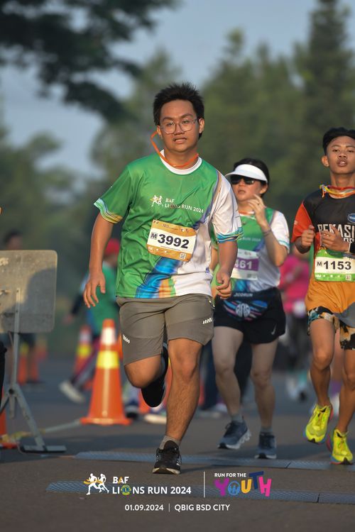 Race photo from BAF LIONS RUN 2024