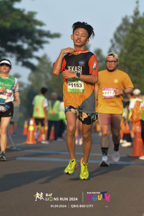 Race photo from BAF LIONS RUN 2024