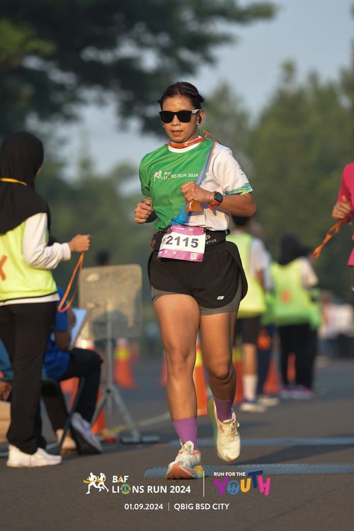 Race photo from BAF LIONS RUN 2024