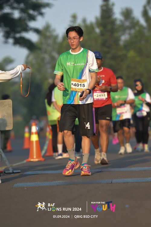 Race photo from BAF LIONS RUN 2024