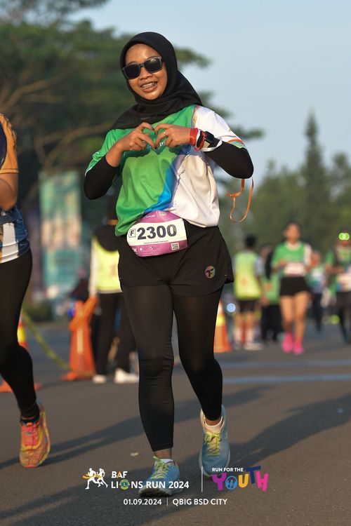Race photo from BAF LIONS RUN 2024