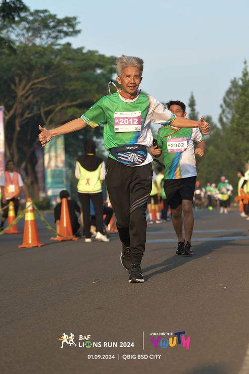 Race photo from BAF LIONS RUN 2024
