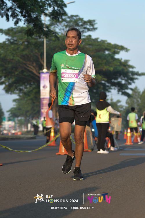 Race photo from BAF LIONS RUN 2024