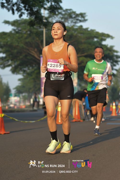 Race photo from BAF LIONS RUN 2024