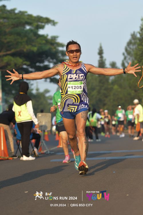 Race photo from BAF LIONS RUN 2024