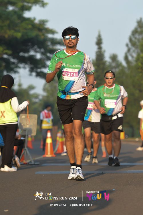 Race photo from BAF LIONS RUN 2024