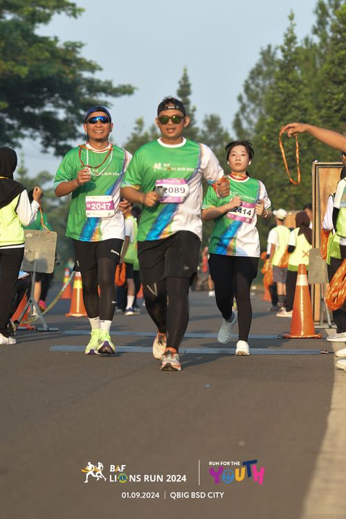 Race photo from BAF LIONS RUN 2024
