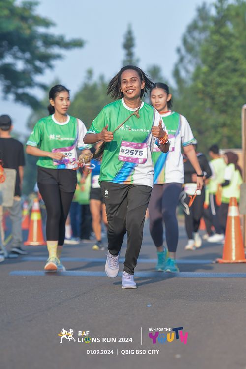 Race photo from BAF LIONS RUN 2024