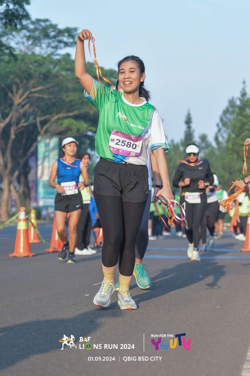 Race photo from BAF LIONS RUN 2024
