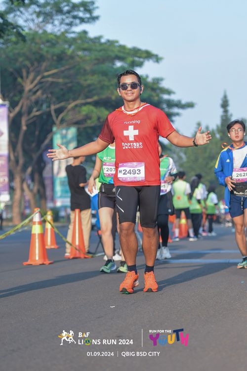 Race photo from BAF LIONS RUN 2024