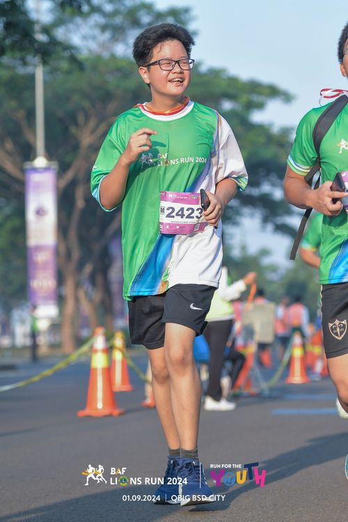 Race photo from BAF LIONS RUN 2024