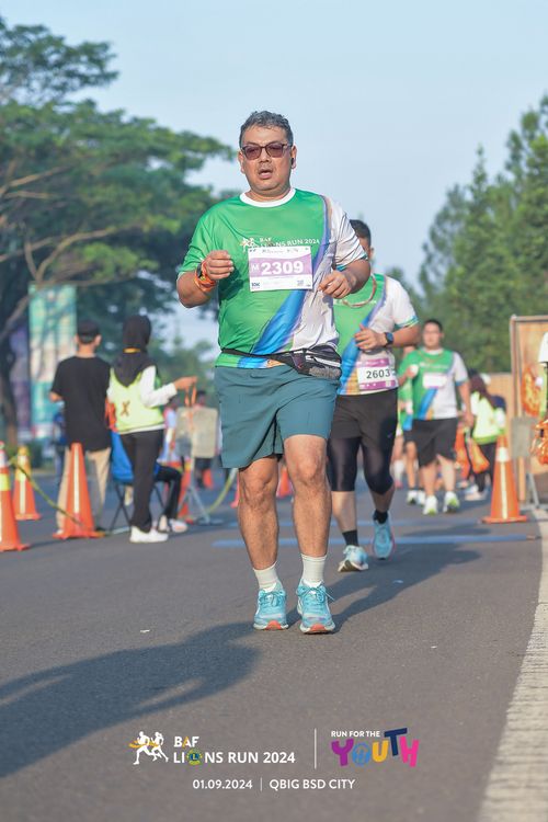 Race photo from BAF LIONS RUN 2024