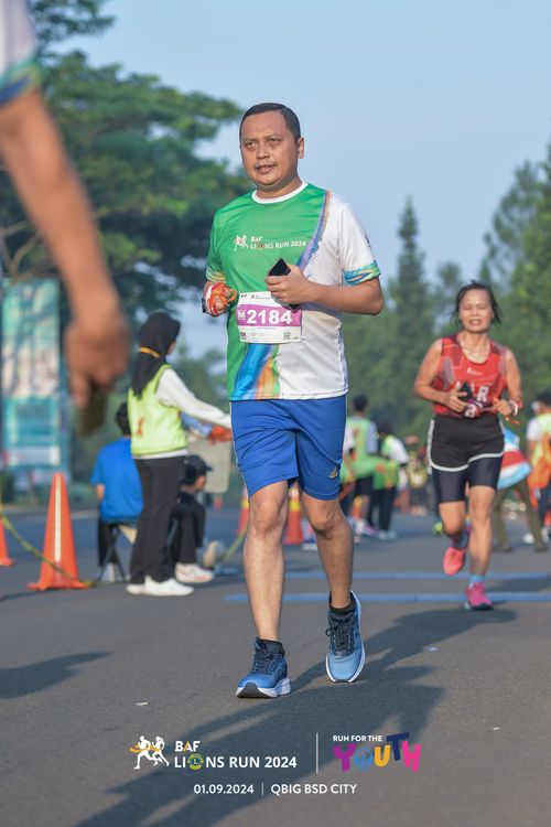 Race photo from BAF LIONS RUN 2024