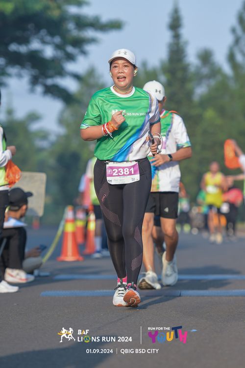 Race photo from BAF LIONS RUN 2024