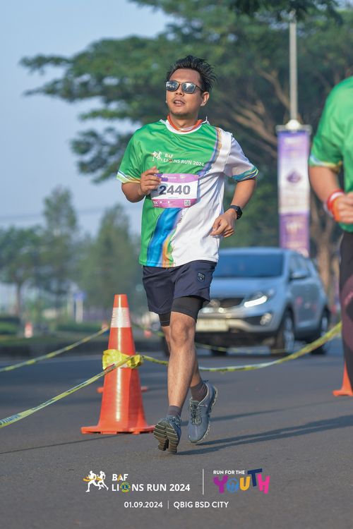 Race photo from BAF LIONS RUN 2024