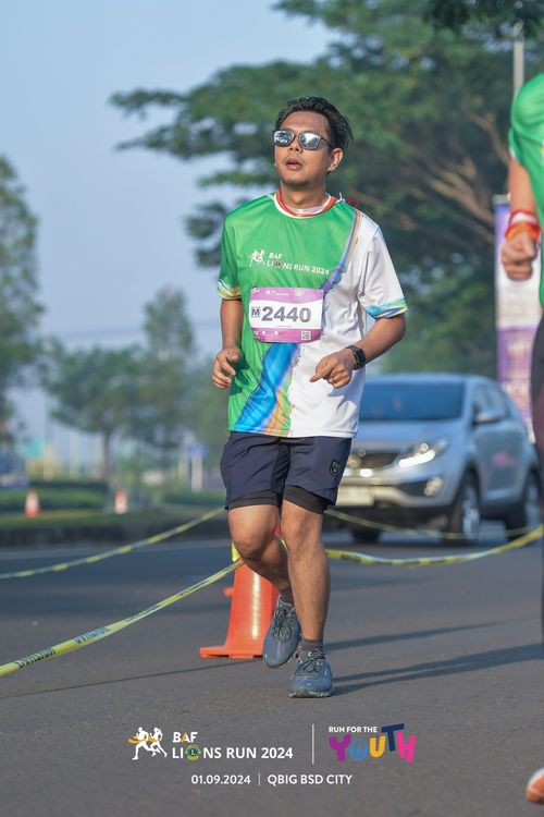 Race photo from BAF LIONS RUN 2024