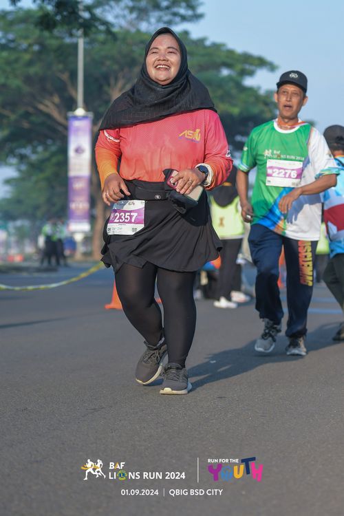Race photo from BAF LIONS RUN 2024