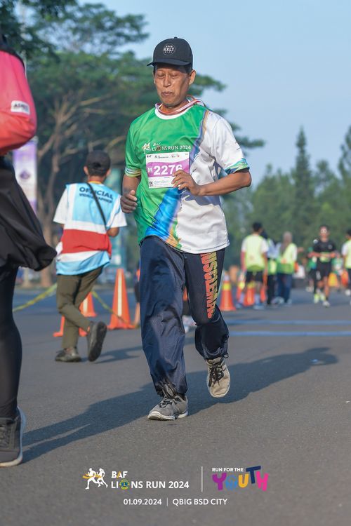 Race photo from BAF LIONS RUN 2024